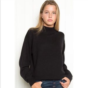 Brandy Melville Black Mock Neck Sweater